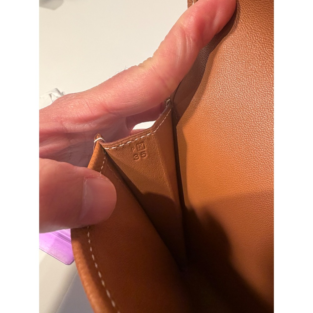 Hermes Jige Elan 29 Clutch Bag Gold Epsom Leather H Logo Brown Handbag Boxed - Picture 6 of 11